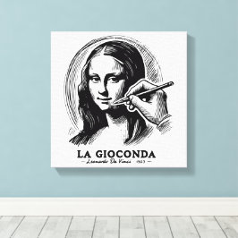 Impressão Em Tela Gioconda