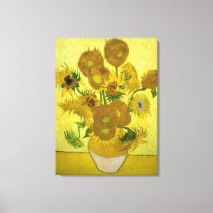 Impressão Em Tela Girassóis por Vincent van Gogh