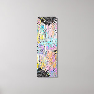 Impressão Em Tela Girassol de Verão de 12" x 36"