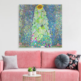 Impressão Em Tela Girassol | Gustav Klimt |