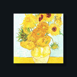 Impressão Em Tela girassol por Vincent Van Gogh, post impressionista<br><div class="desc">girassol por Vincent Van Gogh, pintor post impressionista, vintage, óleo na canvas</div>