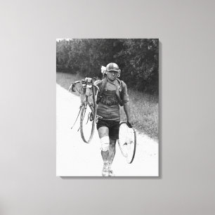 Impressão Em Tela Giusto Cerutti Tour de France, 1928, após os destr