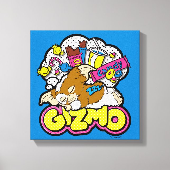 Impressão Em Tela Gizmo | Sonho de doces (Frente)
