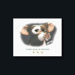 Impressão Em Tela Gizmo There Will Be Mayhem<br><div class="desc">Featuring the adorable yet unpredictable Gizmo™ from Gremlins™, this charming design captures the sweet innocence that fans know comes with a mischievous twist. With soft, detailed illustration and expressive eyes, the artwork perfectly balances cute and chaotic — a reminder that even the most lovable creatures come with a few important...</div>