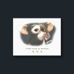 Impressão Em Tela Gizmo There Will Be Mayhem<br><div class="desc">Featuring the adorable yet unpredictable Gizmo™ from Gremlins™, this charming design captures the sweet innocence that fans know comes with a mischievous twist. With soft, detailed illustration and expressive eyes, the artwork perfectly balances cute and chaotic — a reminder that even the most lovable creatures come with a few important...</div>