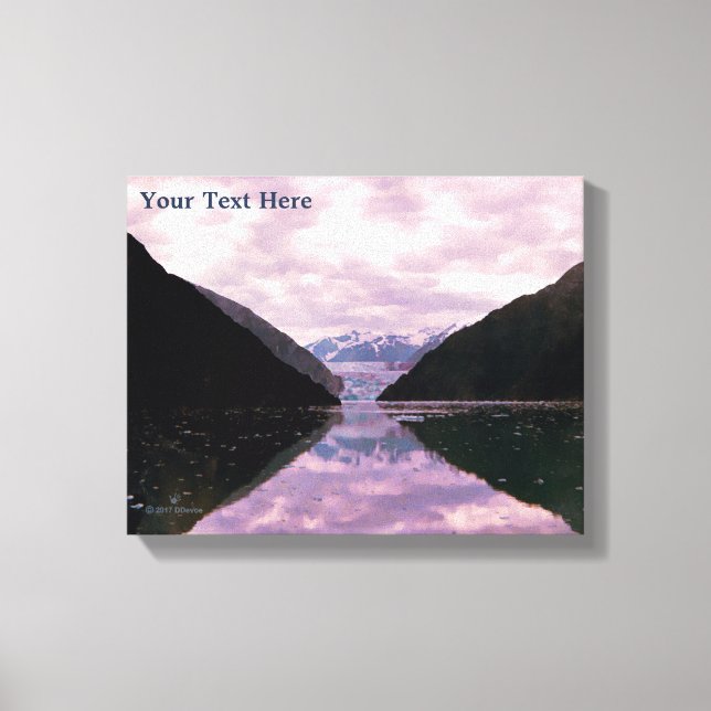 Impressão Em Tela Glacier Fjord (Frente)