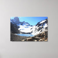 Glacier Lake Perto do Monte Fitz Roy