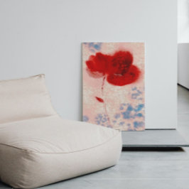 Impressão Em Tela Glamourosos Amarelos Abstratos Burgundy aquarela P