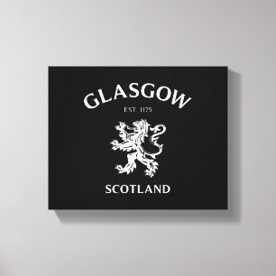 IMPRESSÃO EM TELA GLASGOW, ESCÓCIA