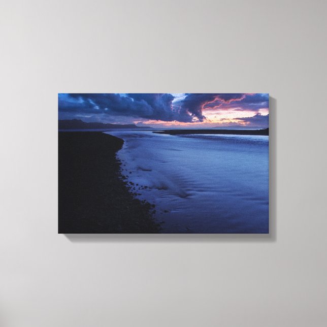 Impressão Em Tela Glenbrittle Last Light Isle of Skye (Frente)