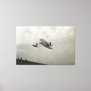 Impressão Em Tela Glider Test Flight Aviation Wright Brothers