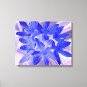 Impressão Em Tela Glória da Tela Azul Chocante da Neve