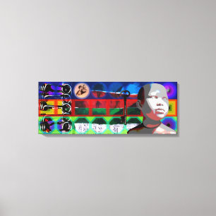 Impressão Em Tela GMT 24 H Projeto Beethoven Quadros Psicodélicos C