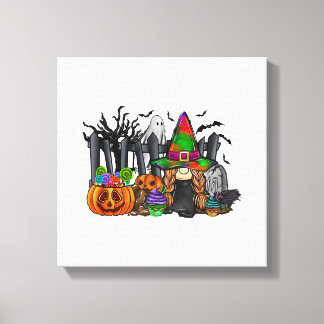 Impressão Em Tela Gnomo do Halloween