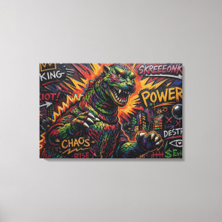 IMPRESSÃO EM TELA GODZILLA.