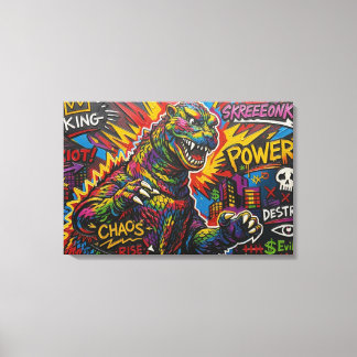 IMPRESSÃO EM TELA GODZILLA. 3