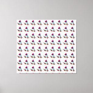 Impressão Em Tela Golden Celestial Burst Geometric Grid Pattern