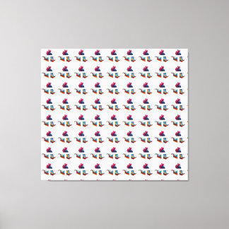 Impressão Em Tela Golden Celestial Burst Geometric Grid Pattern