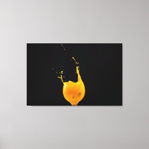 Impressão Em Tela Golden Eruption: The Citrus Surge