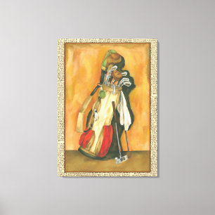 Impressão Em Tela Golf Bag com Glove por Jennifer Goldberger