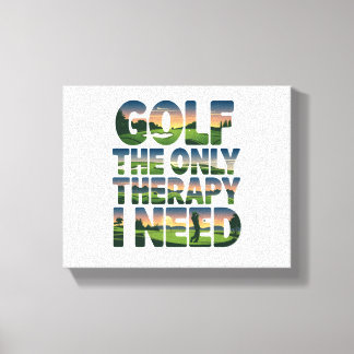 Impressão Em Tela Golfe, a única terapia, Trendy