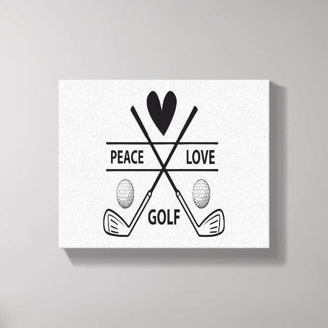 IMPRESSÃO EM TELA GOLFE DE AMOR DE PAZ (Frente)