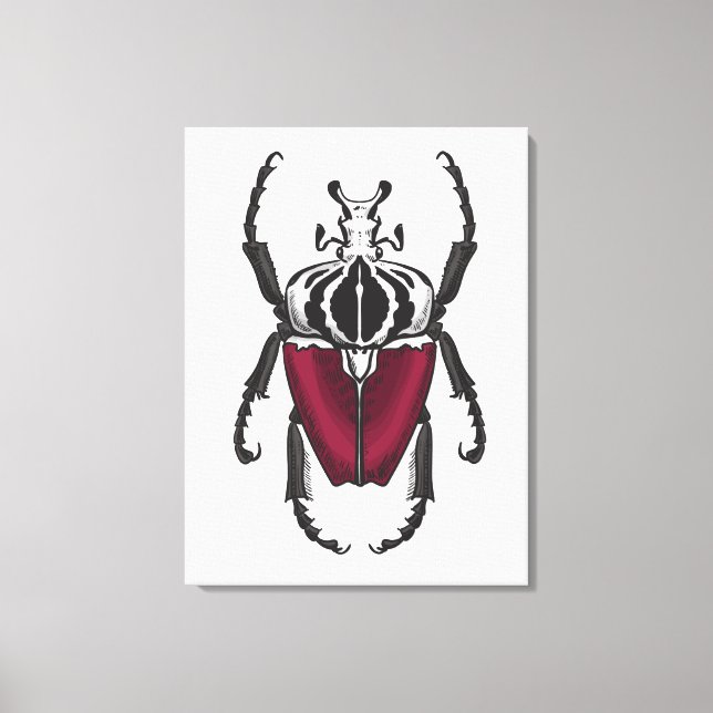 Impressão Em Tela Goliath beetle (Frente)