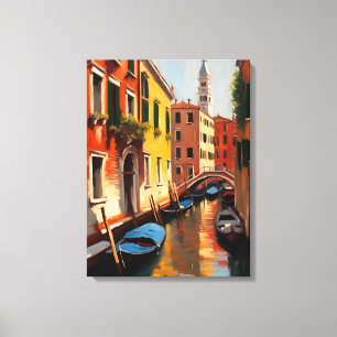 Impressão Em Tela Gondola Serenade em Veneza