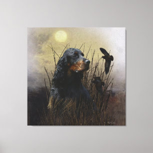 Impressão Em Tela Gordon Setter, companheiro de caça
