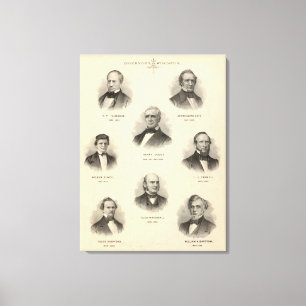 Impressão Em Tela Governadores dos retratos de Wisconsin NP Talmadge