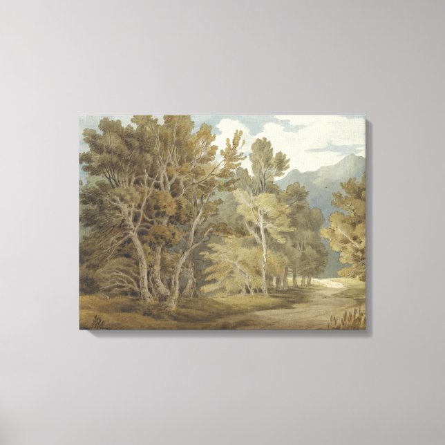 Impressão Em Tela Gowbarrow Park, Ullswater (por John White Abbott) (Frente)