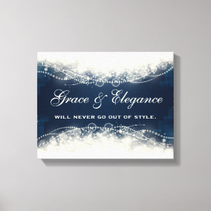 Impressão Em Tela Grace e Elegância nunca sairão do estilo