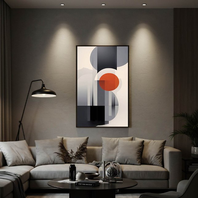 Impressão Em Tela Gradiente Geométrico (Criador carregado)