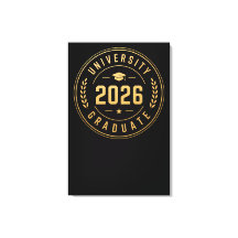 Graduado Universitário 2026 Desenho do Emblema Dou
