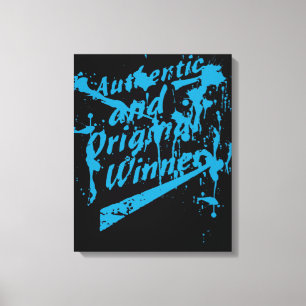 Impressão Em Tela Graffiti Autêntico Original Vencedor Grunge Salpic