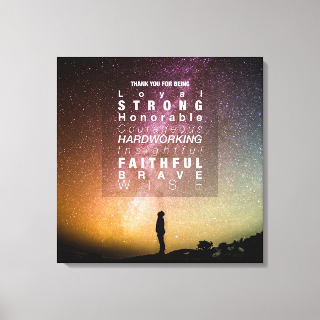 Impressão Em Tela Gráfico Celestial nº 2 (24x24) (Frente)