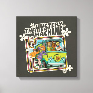 Impressão Em Tela Gráfico da máquina do mistério do Lit de