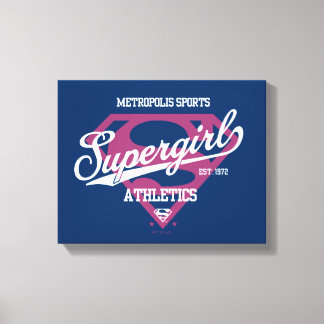 Impressão Em Tela Gráfico de atletismo da Supergirl Metropolis