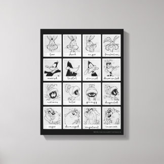Impressão Em Tela Gráfico de Emoção de Caracteres LOONEY TUNES™
