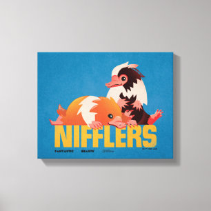 Impressão Em Tela Gráfico de Vintagem de Nifflers