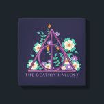 Impressão Em Tela Gráfico Floral Deathly Hallow<br><div class="desc">HARRY POTTER™ | Vejam este símbolo floral de "Deathly Hallow"!</div>