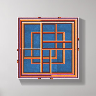 Impressão Em Tela Gráficos NOVINO-Abstrato para corredores e corredo