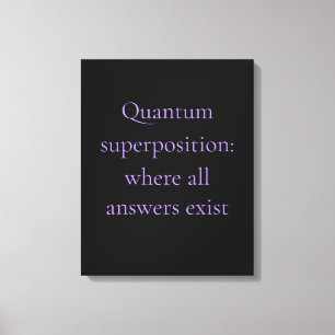 Impressão Em Tela Gráficos Quânticos Roxos de Obsidiana
