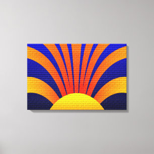 Impressão Em Tela Grafites de Sun