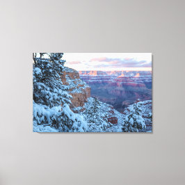 Impressão Em Tela Grand Canyon após tempestade de neve