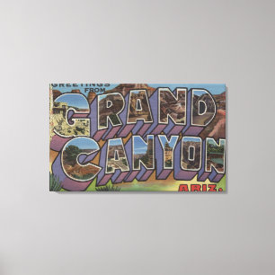 Impressão Em Tela Grand Canyon, arizona - grandes cenas da letra