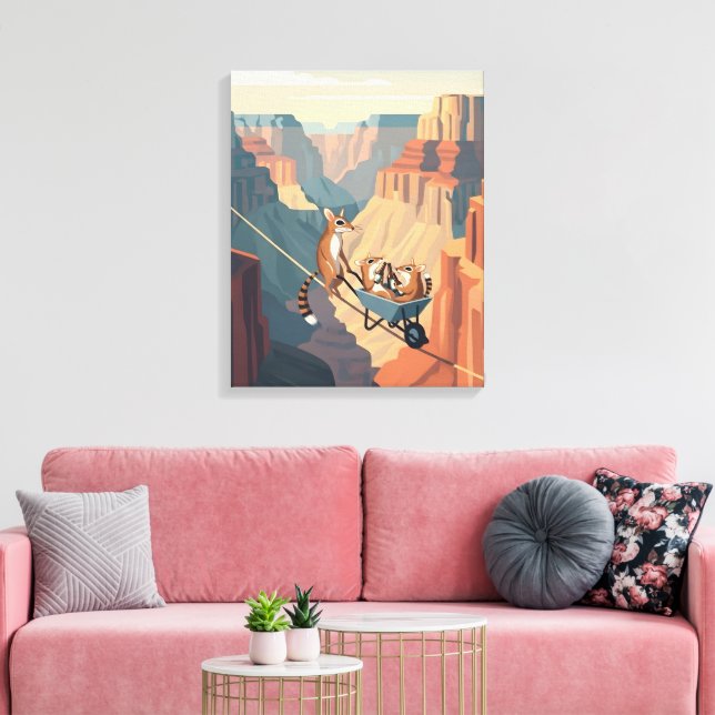 Impressão Em Tela Grand Canyon Engraçado (Insitu(Sala de estar))