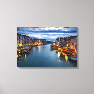 Impressão Em Tela Grande Canal de Veneza - Tela de Impressão