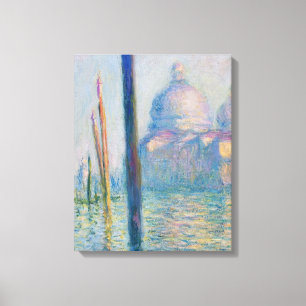 Impressão Em Tela Grande Canal Monet Veneza Itália Pintura Clássica