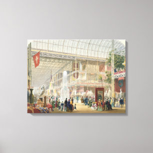 Impressão Em Tela Grande exposição, 1851: Transept central do Cr